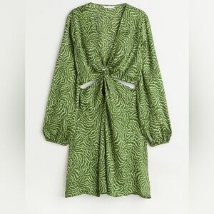 H&M Knot Detail Cut Out Resort Dress XXL